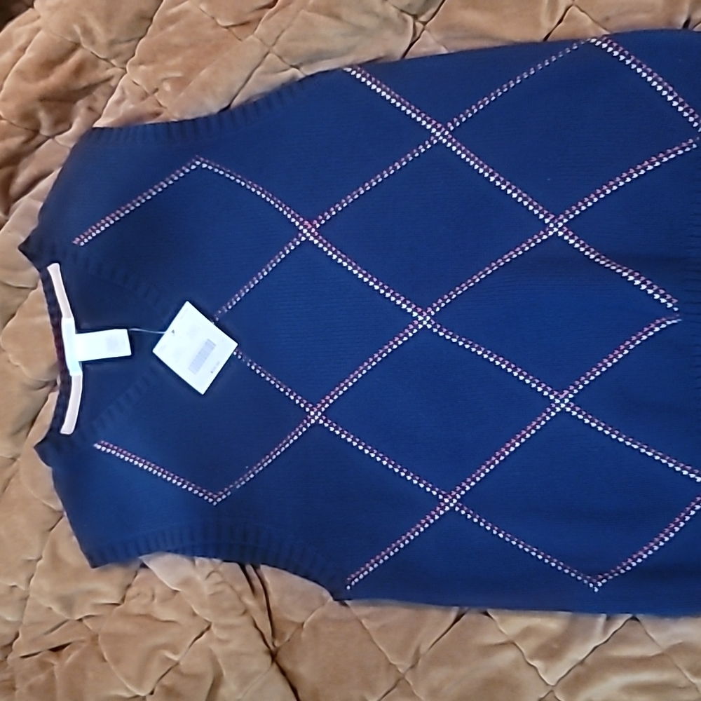 Janie and jack vest,NWT, sweater material, boys size 12